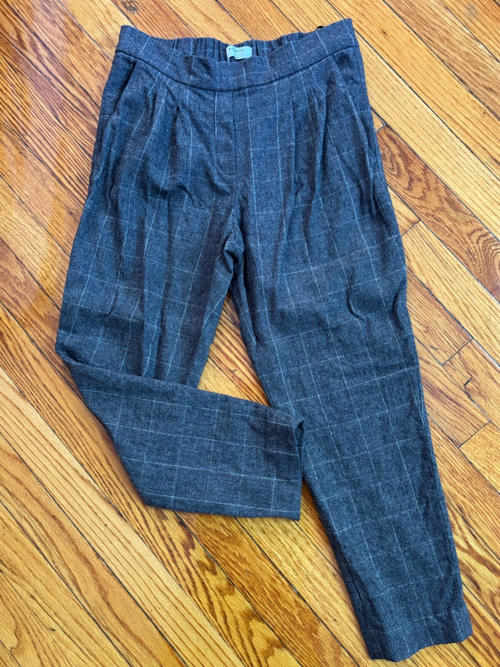 Babaton wool pull-on trousers